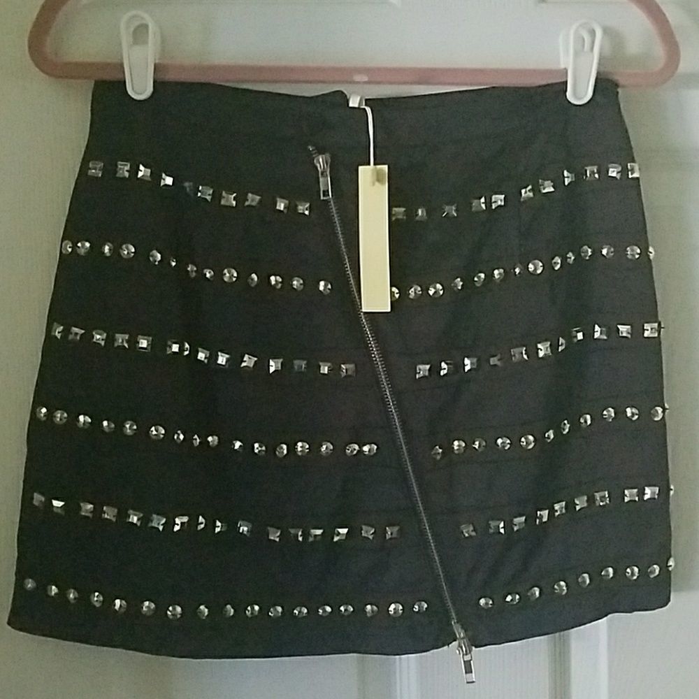 Krafty black sexy mini  Swifty Y2K skirt Sz M NWT